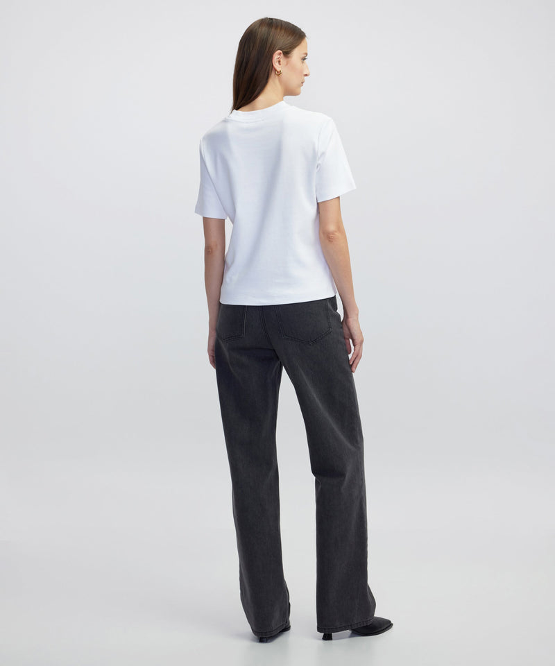 Ipekyol Relaxed Fit Basic T-Shirt Ecru