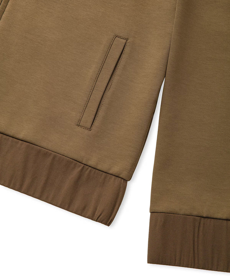 Ipekyol Zip-Up Sweatshirt Khaki