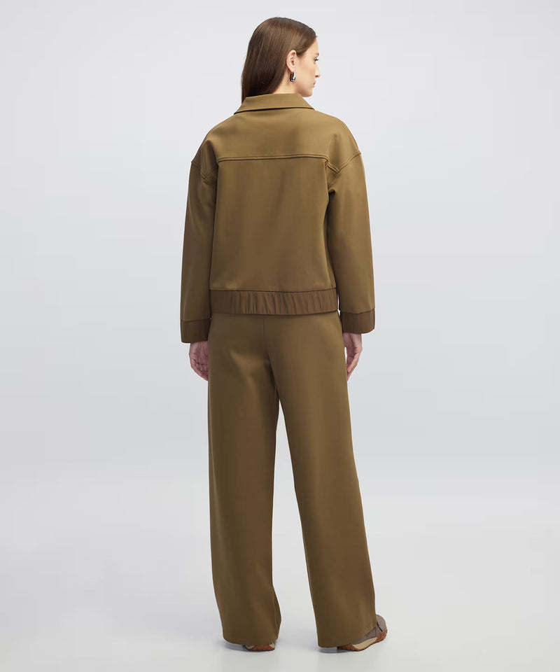 Ipekyol Zip-Up Sweatshirt Khaki