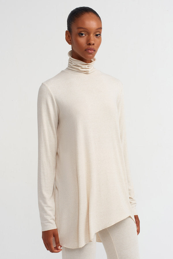 Nu Turtleneck Thin Bodysuit Natural