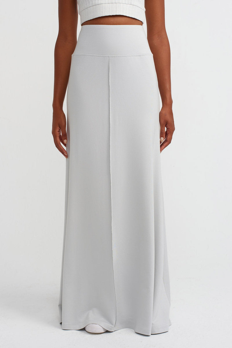 Nu High-Waisted Maxi Skirt Ice