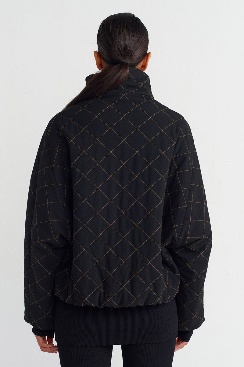 Nu Quilted Jacket Black