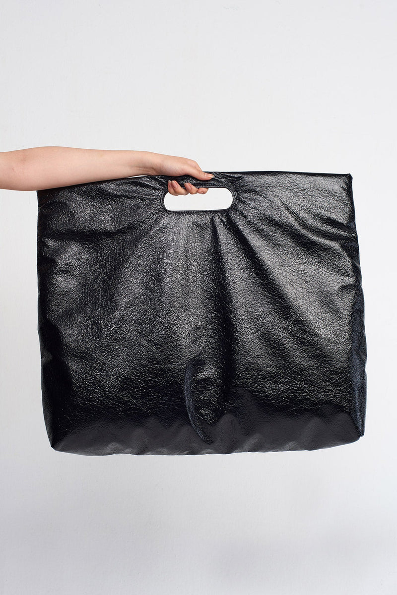 Nu Large Clutch Bag Black