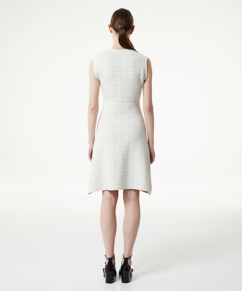 Machka Knitwear Dress White