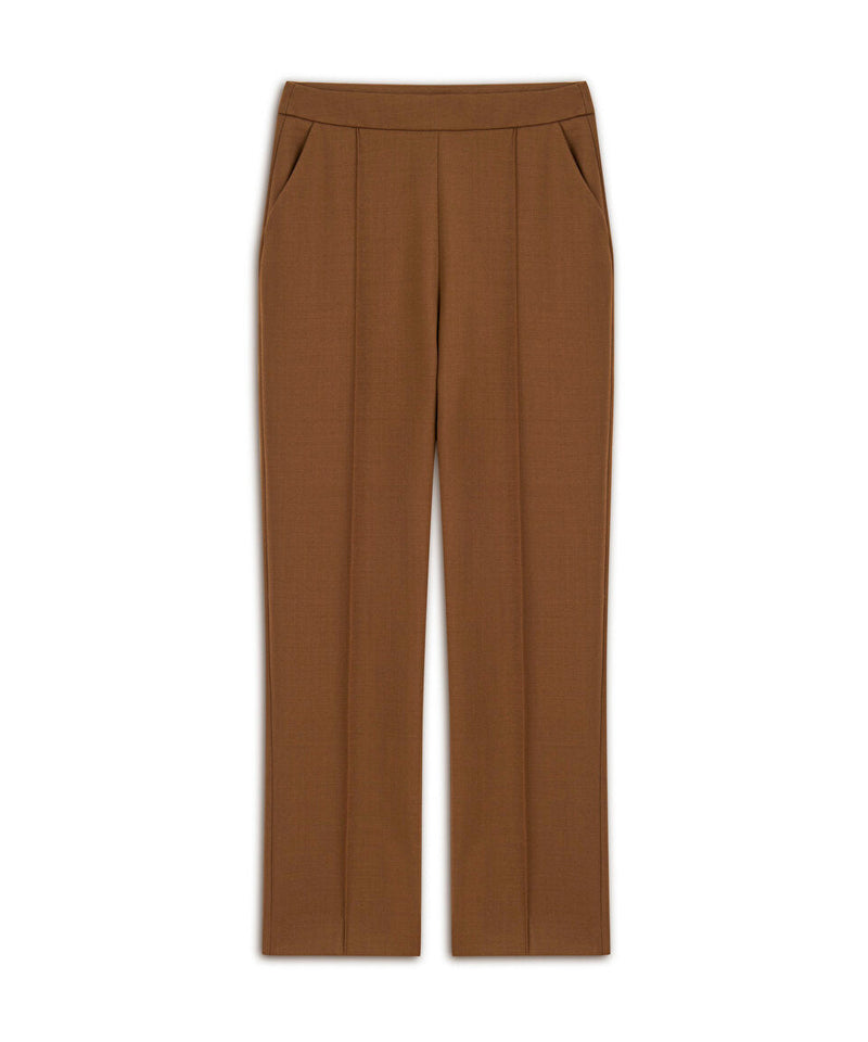 Machka Wool Blend Trousers Brick