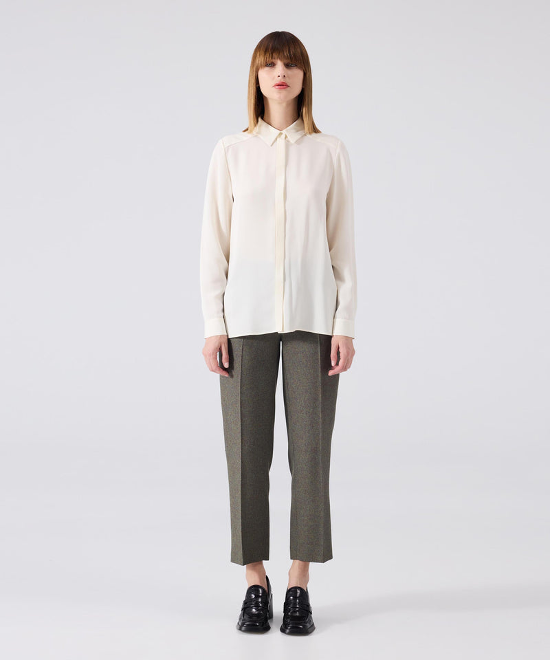 Machka Silk Shirt Ecru