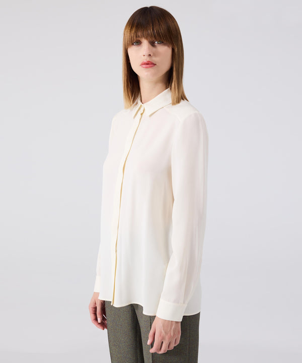 Machka Silk Shirt Ecru