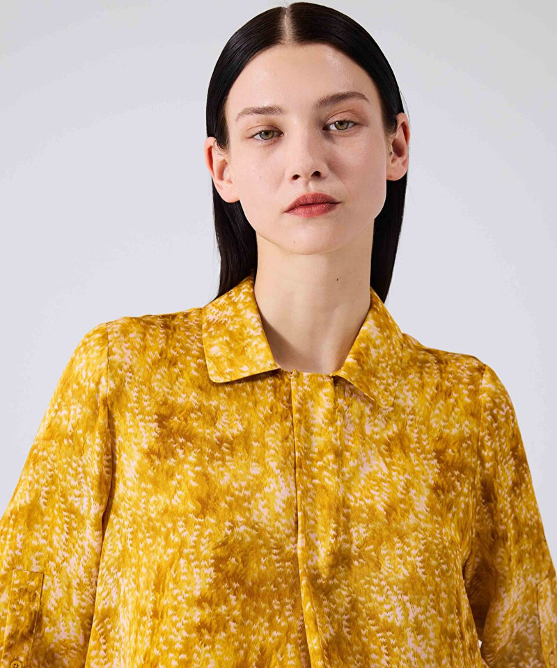 Machka Abstract Pattern Blouse Yellow