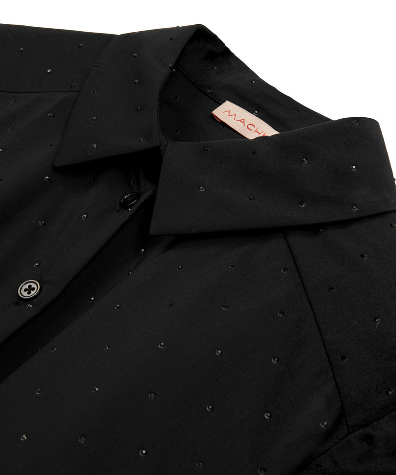 Machka Hotfix Printed Shirt Black