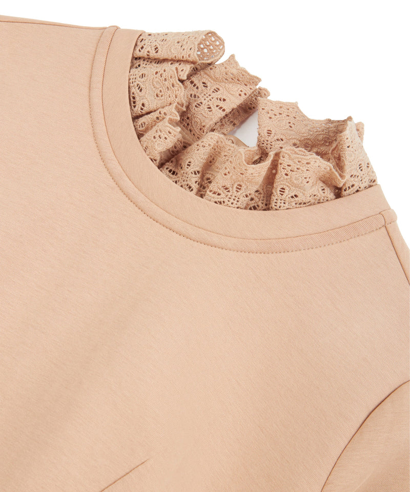 Machka Embroidered T-Shirt Beige