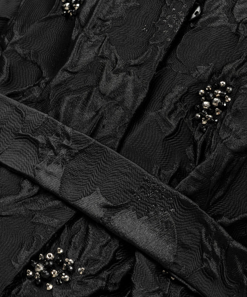 Machka Embellished And Jacquard Dress Black