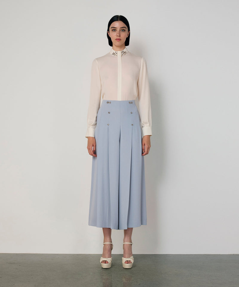 Machka Embellished Trousers Blue