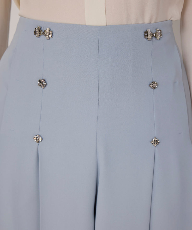 Machka Embellished Trousers Blue