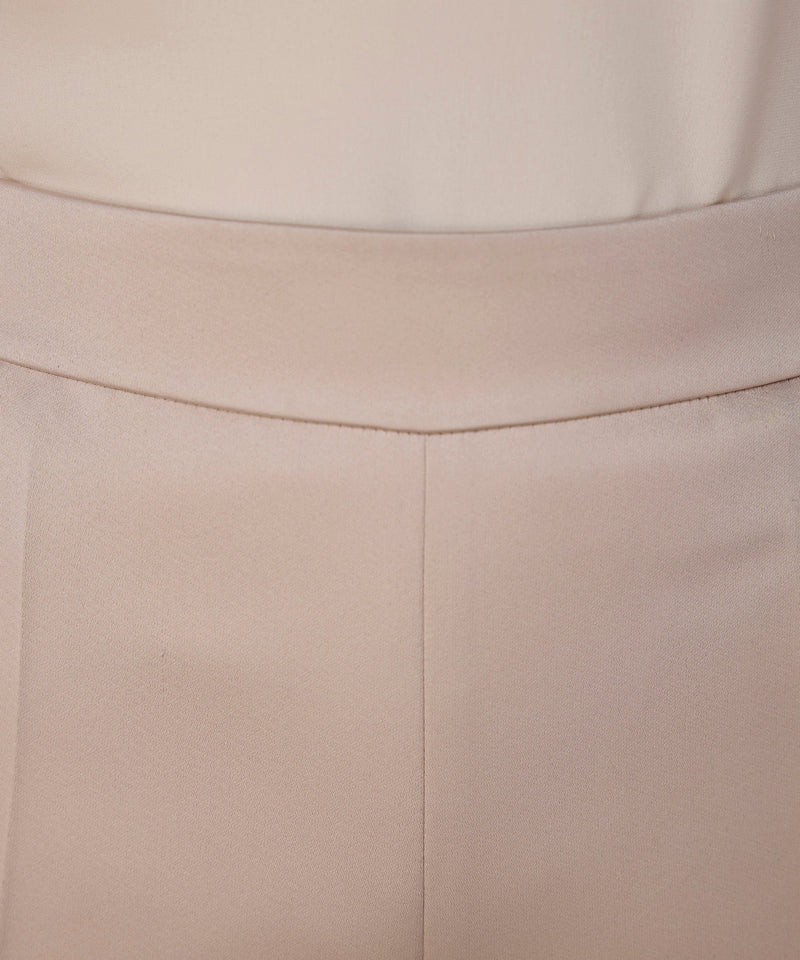 Machka Cigarette Fit Trousers With Crease Champagne