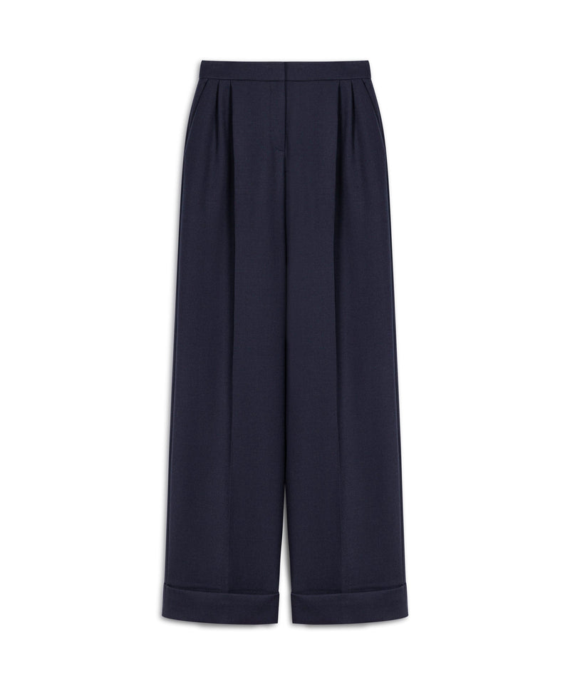 Machka Double Cuff Trousers Navy
