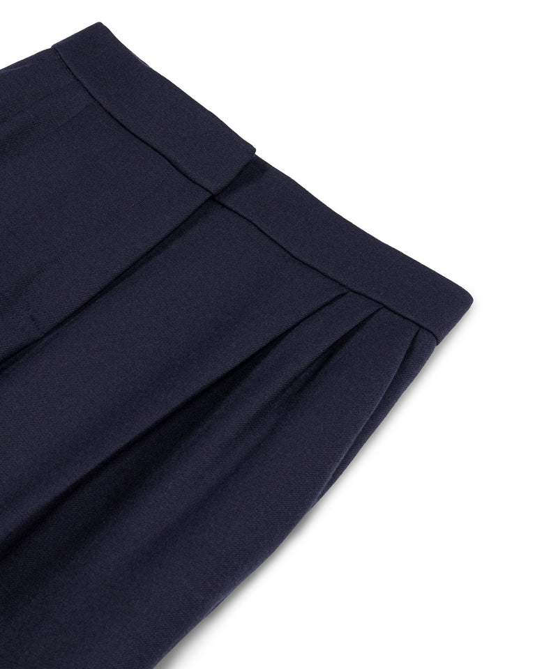 Machka Double Cuff Trousers Navy