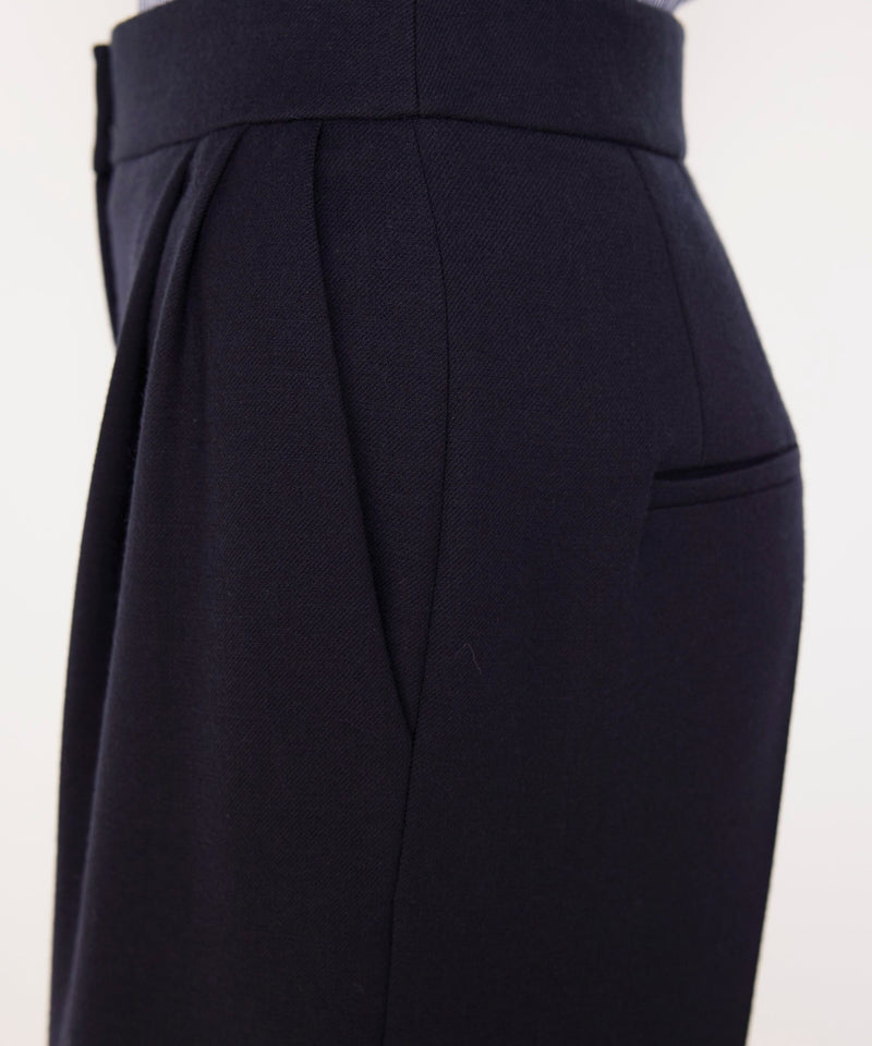 Machka Double Cuff Trousers Navy