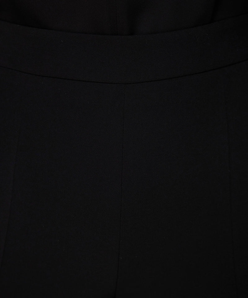 Machka Crepe Cigarette Trousers Black