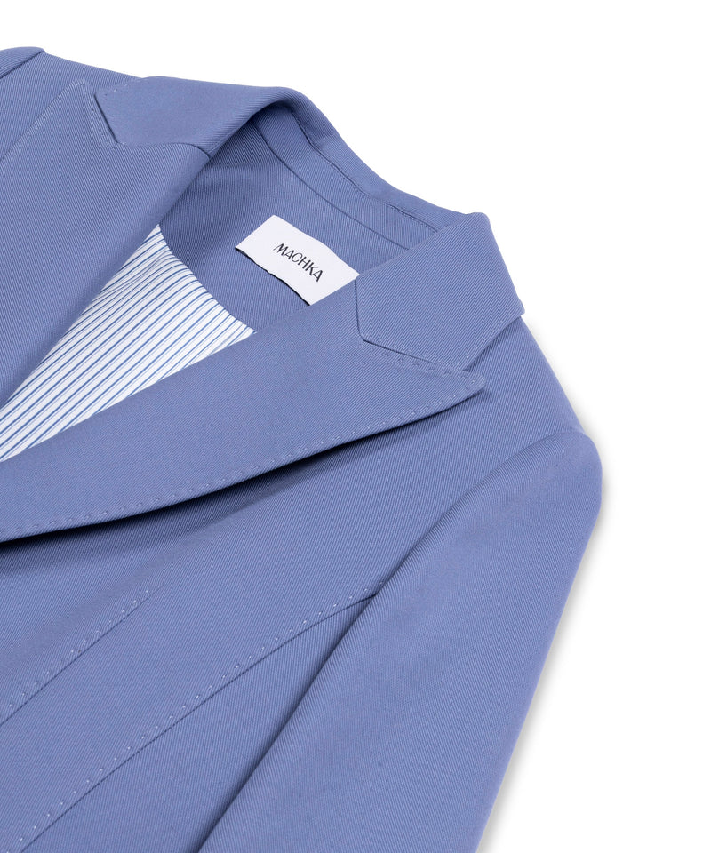 Machka Flap-Pocket Blazer Blue
