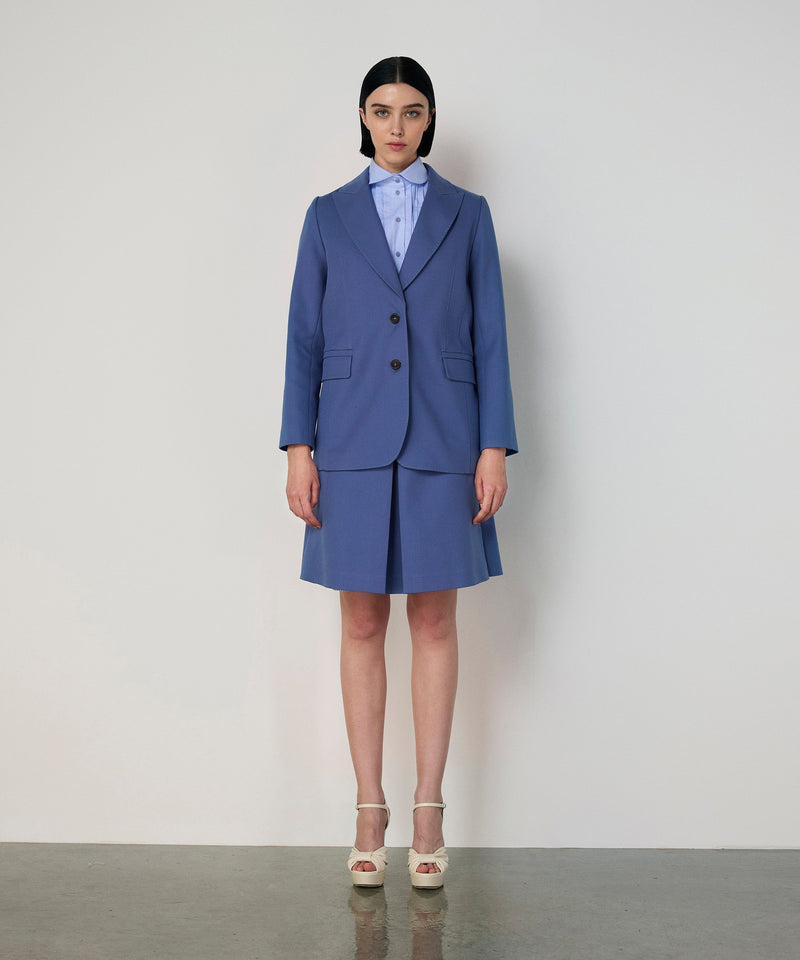 Machka Flap-Pocket Blazer Blue