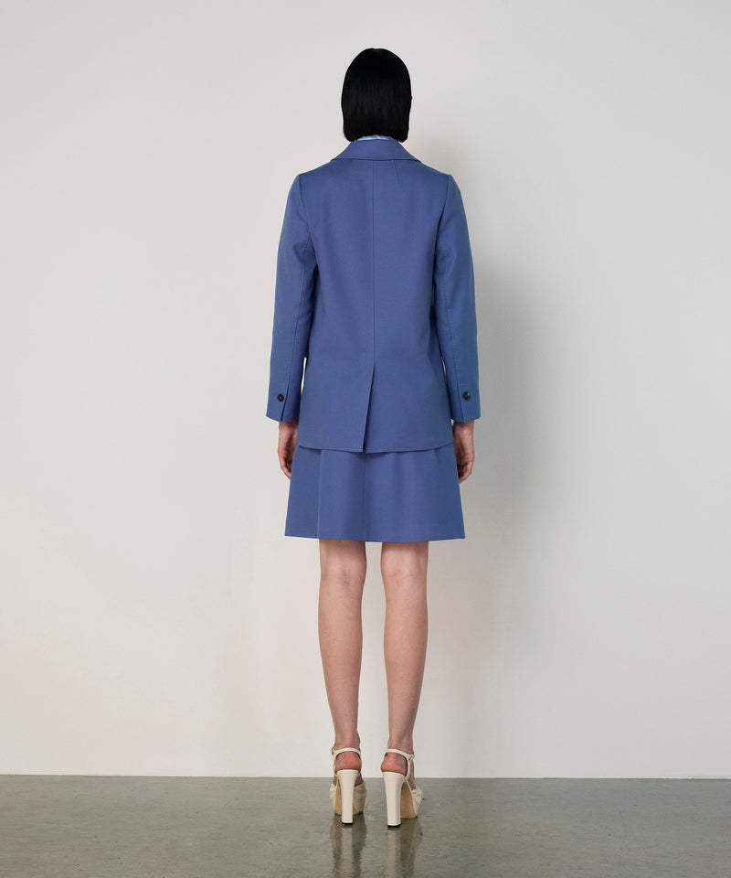 Machka Flap-Pocket Blazer Blue