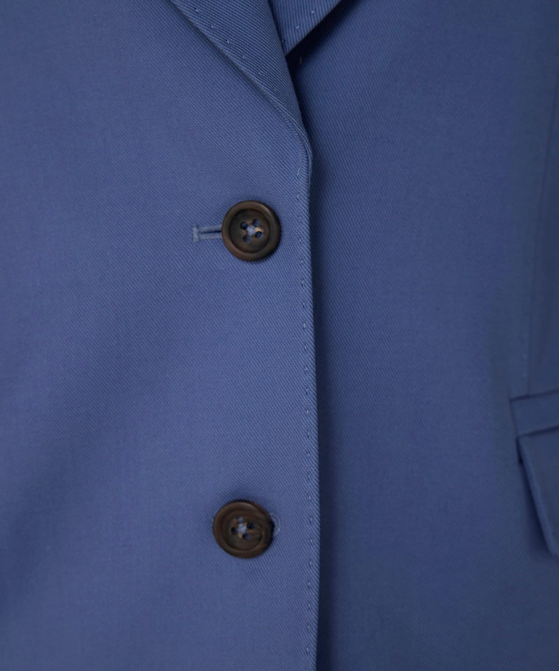 Machka Flap-Pocket Blazer Blue