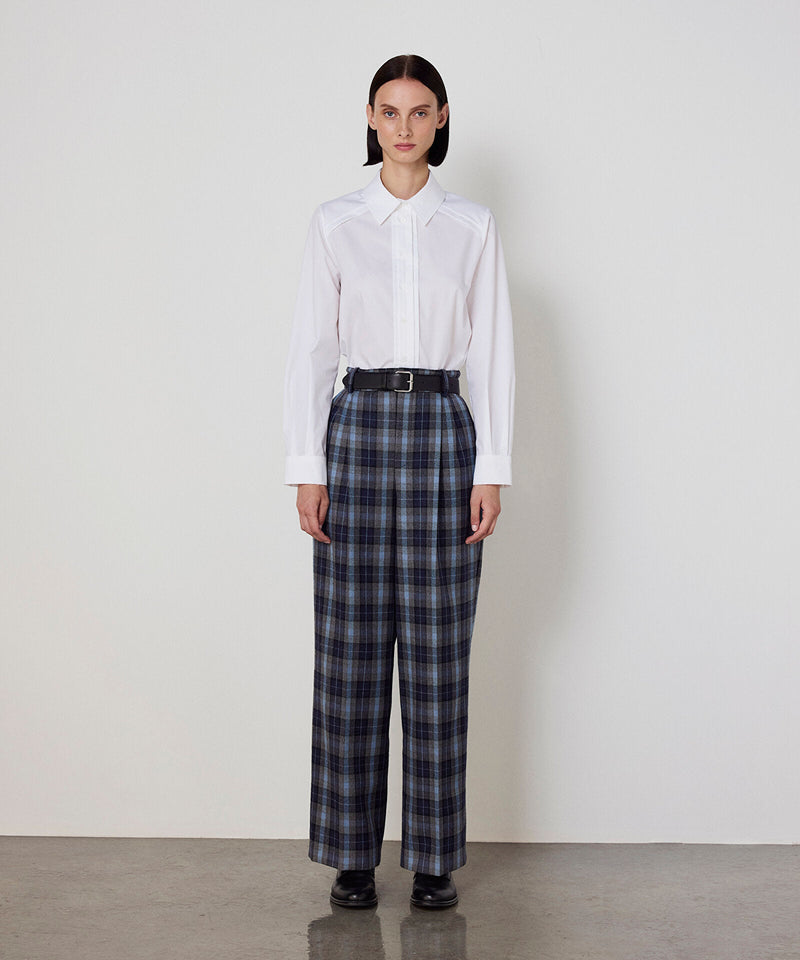 Machka Ribbed Poplin Shirt White