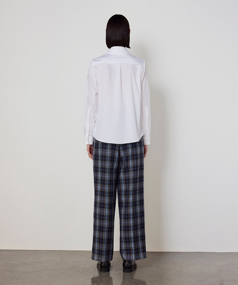 Machka Ribbed Poplin Shirt White