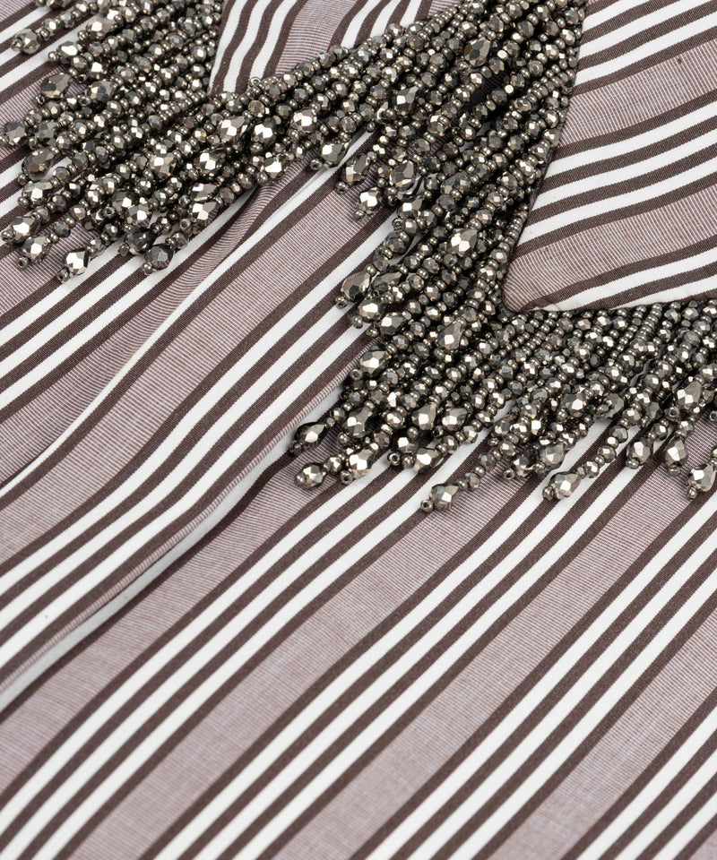 Machka Embellished Poplin Shirt Brown