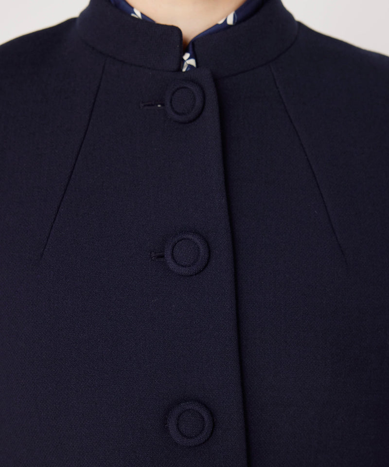 Machka Coat With Button Accessories Navy