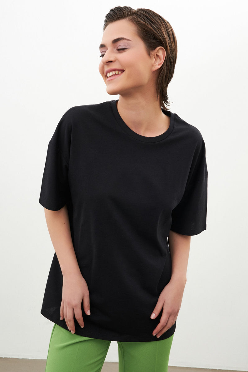 Setre Short Sleeve Basic T-Shirt Black