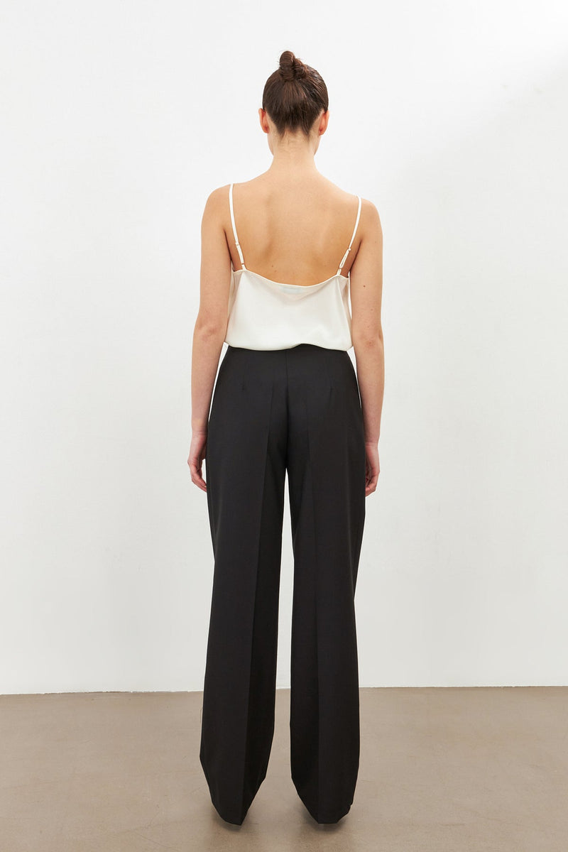 Setre Straight Cut Trousers Black