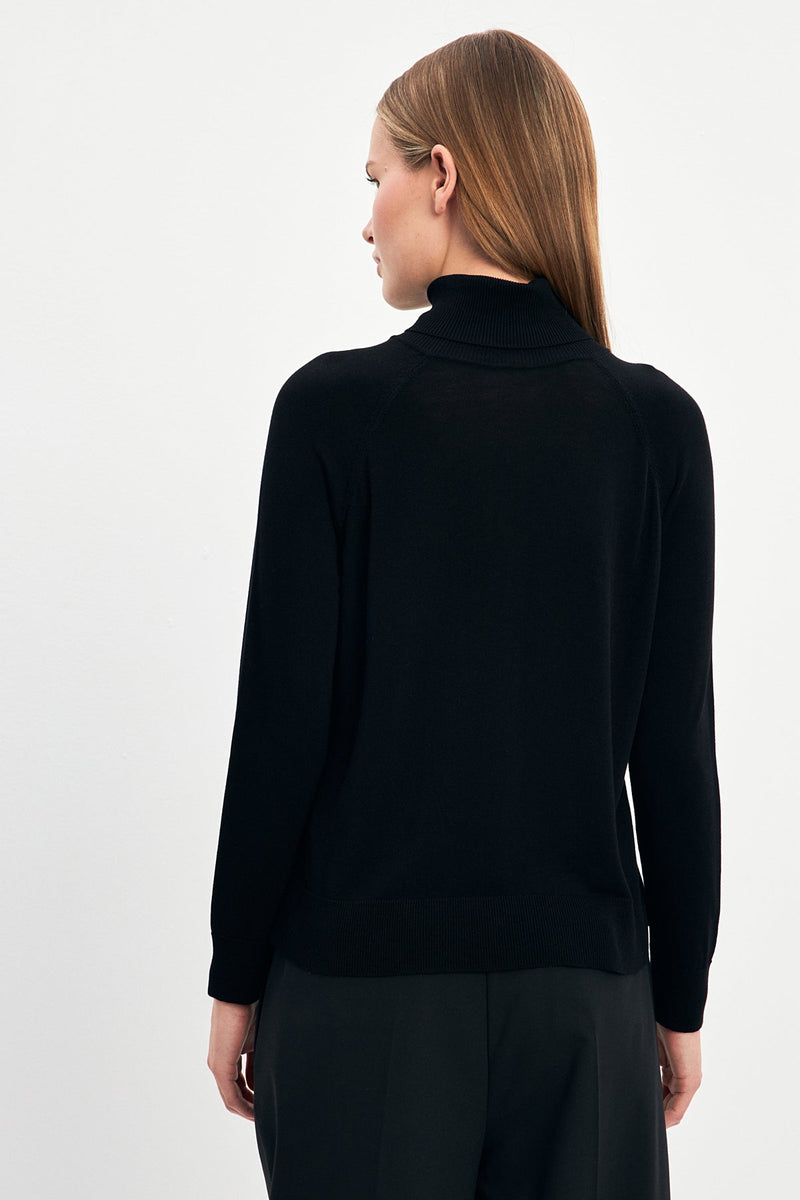 Setre Turtleneck Long Sleeve Knitwear Black