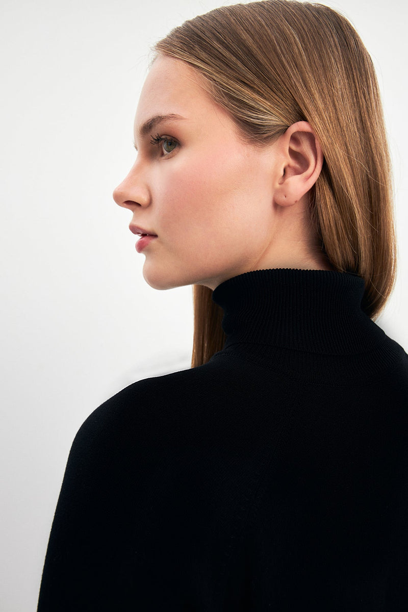 Setre Turtleneck Long Sleeve Knitwear Black