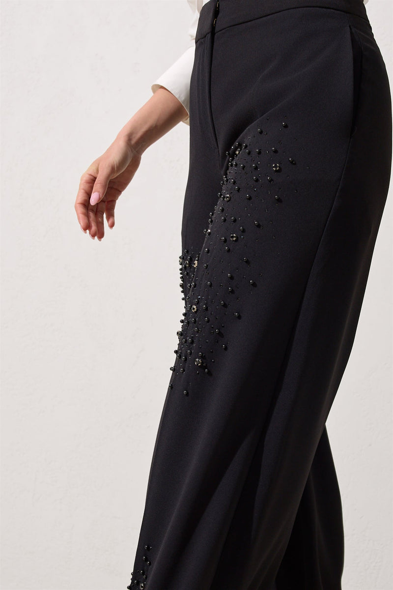 Setre Embellished Detail Trousers Black