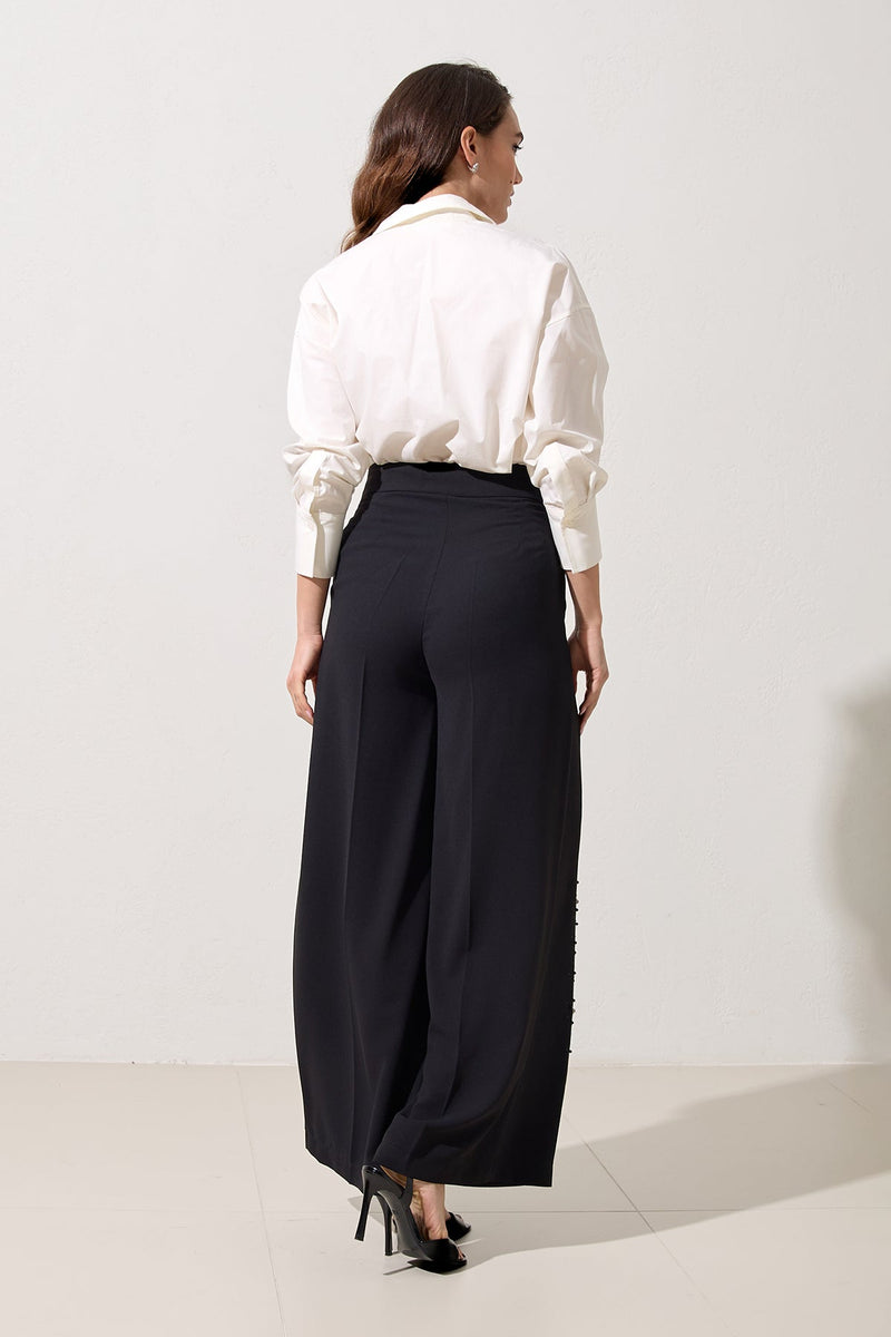 Setre Embellished Detail Trousers Black