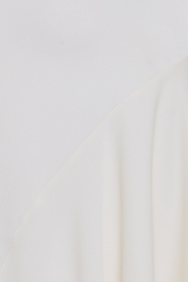 Setre Long Sleeve Solid Dress Cream