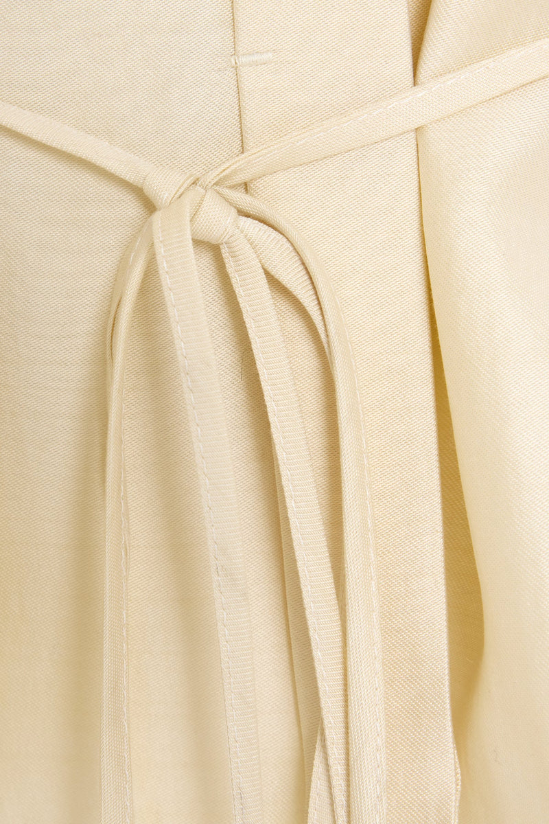 Setre Long Back Shirt With Button On Sleeve Light Yellow