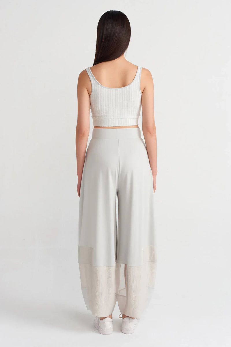 Nu Fabric Block Trousers Ice