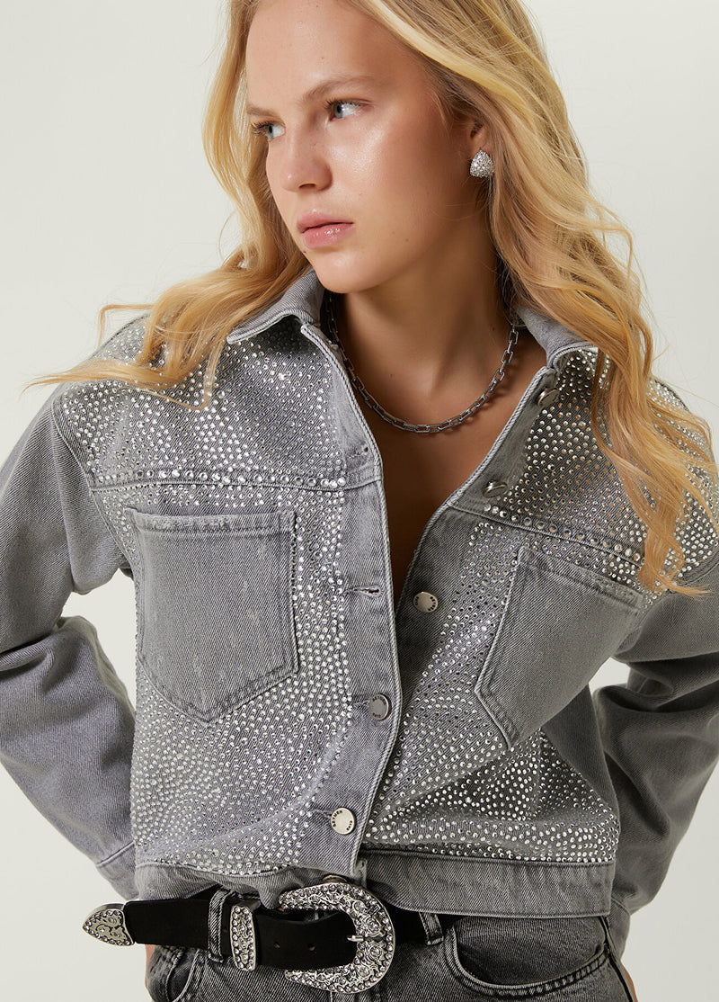 Beymen Club Stone Denim Jacket Light Grey