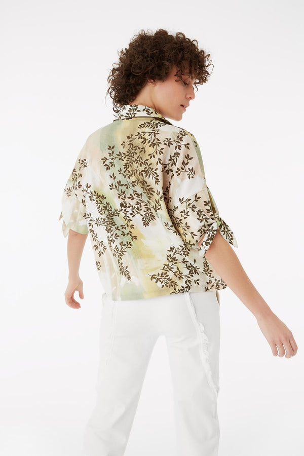 Exquise Shirt Print S/Sl Print - Wardrobe Fashion