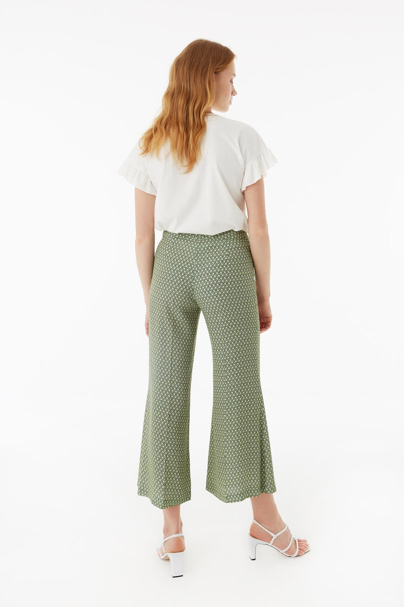 Exquise Trouser Print Print - Wardrobe Fashion