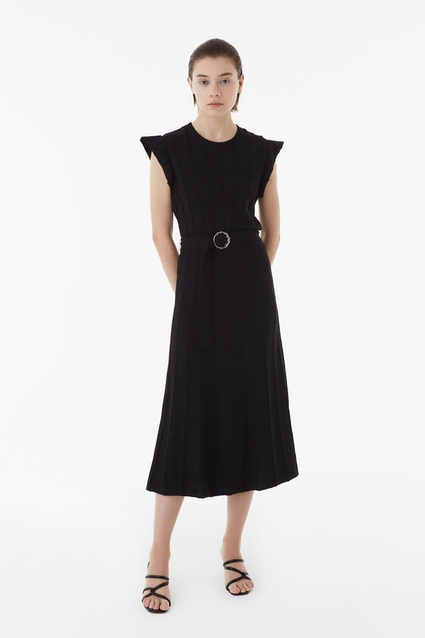 Exquise Dress S/Sl Black - Wardrobe Fashion