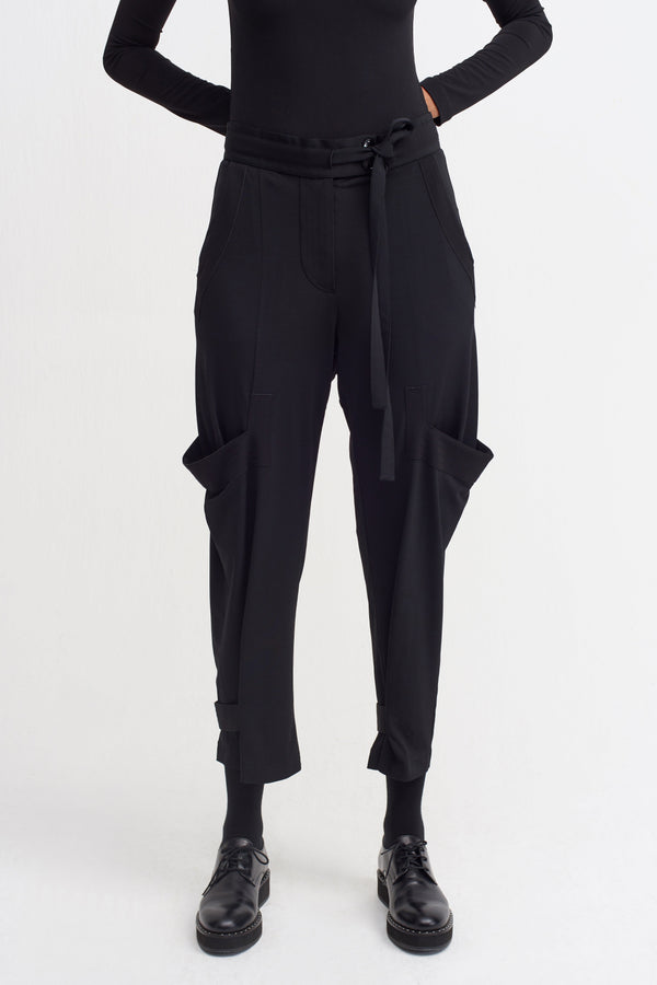 Nu Stitched Detail Trouser Black