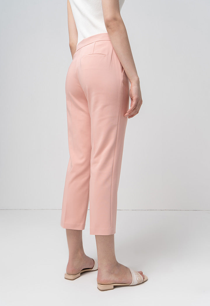 Choice Wide Leg High Waist Trouser Blush