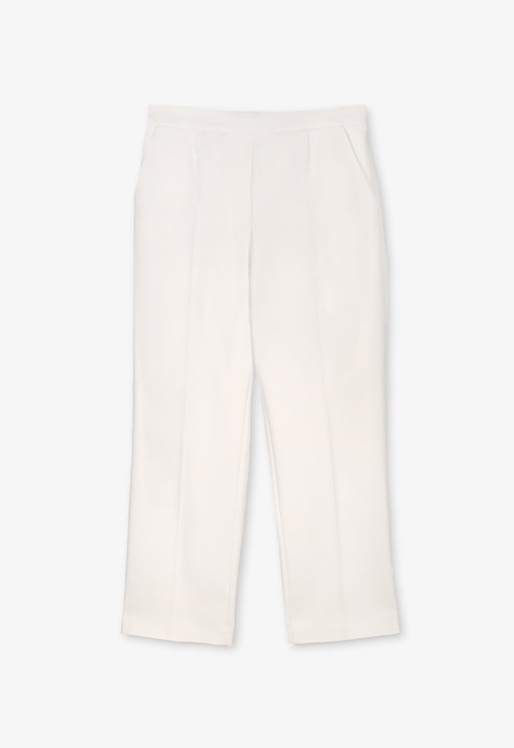 Choice Straight Legs Basic Trousers Cream