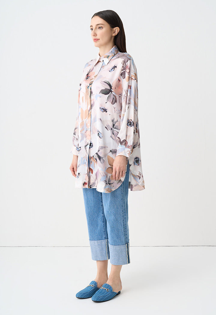 Choice Long Sleeves Printed Floral Shirt Printed Multi