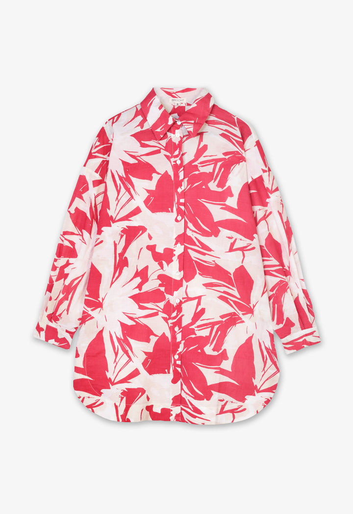 Choice Printed Long Sleeves Shirt Red