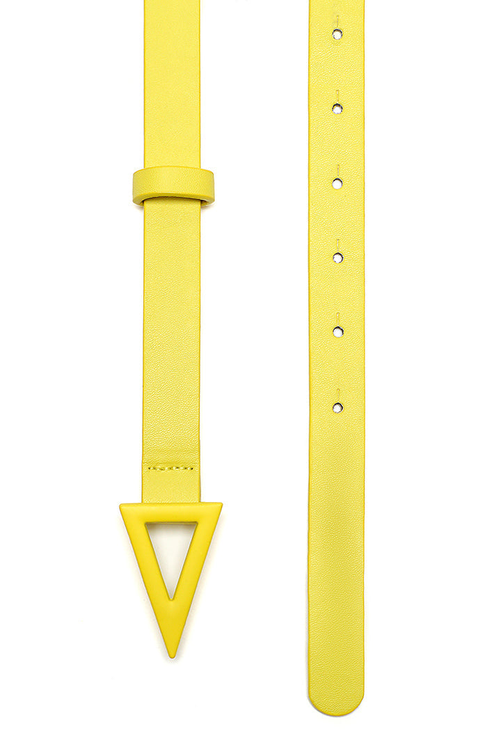 Choice Slim Triangular Anchor Buckle Belt Lime