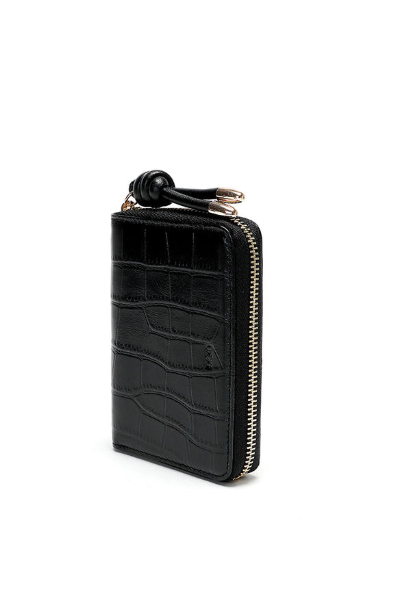 Choice Textured Multiple Card Slots Wallet Black